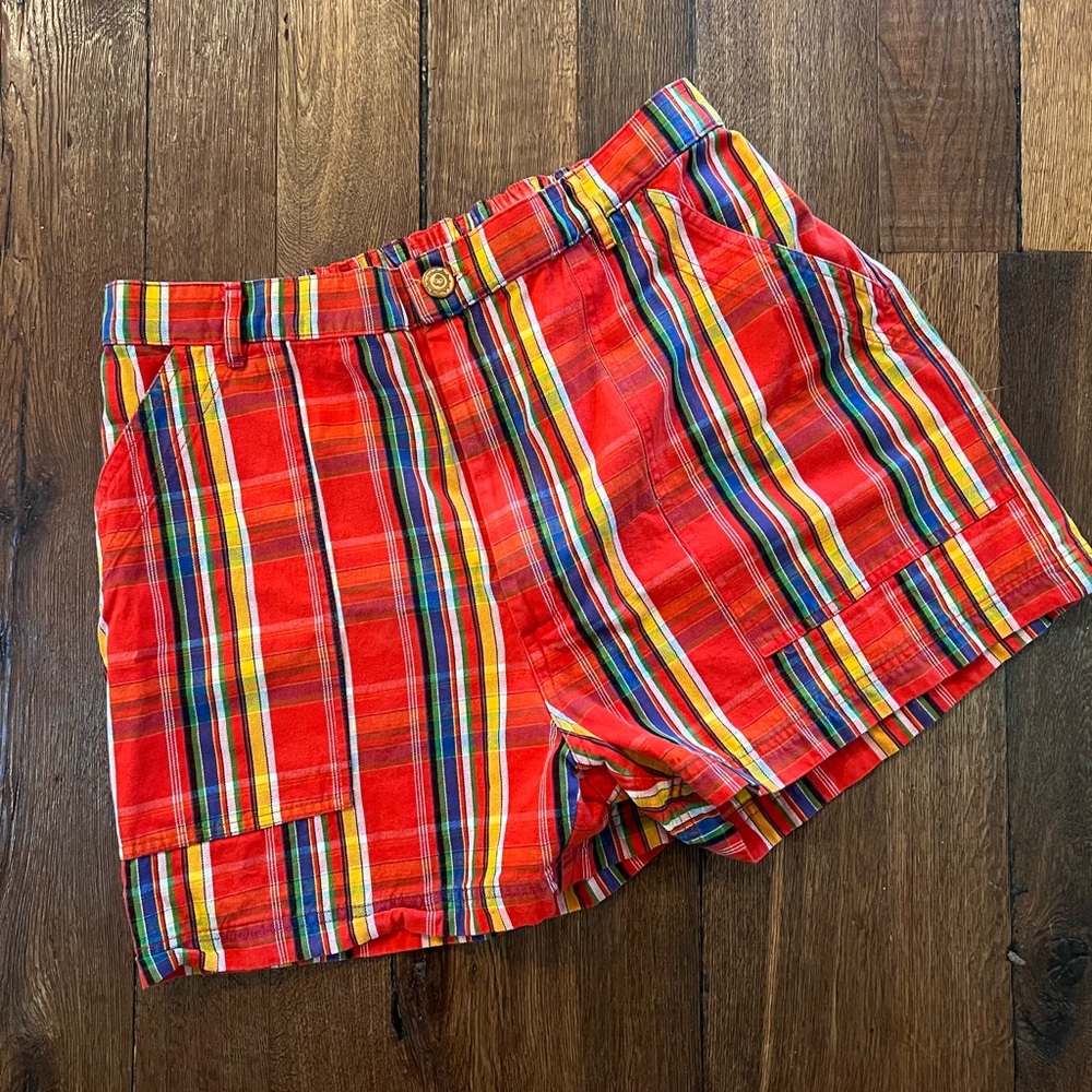 Big bud press plaid work shorts xl